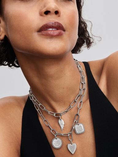 Engravable Square Tag Pendant