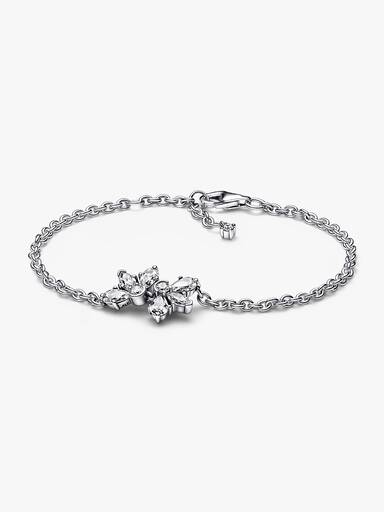 Sparkling Herbarium Cluster Chain Bracelet