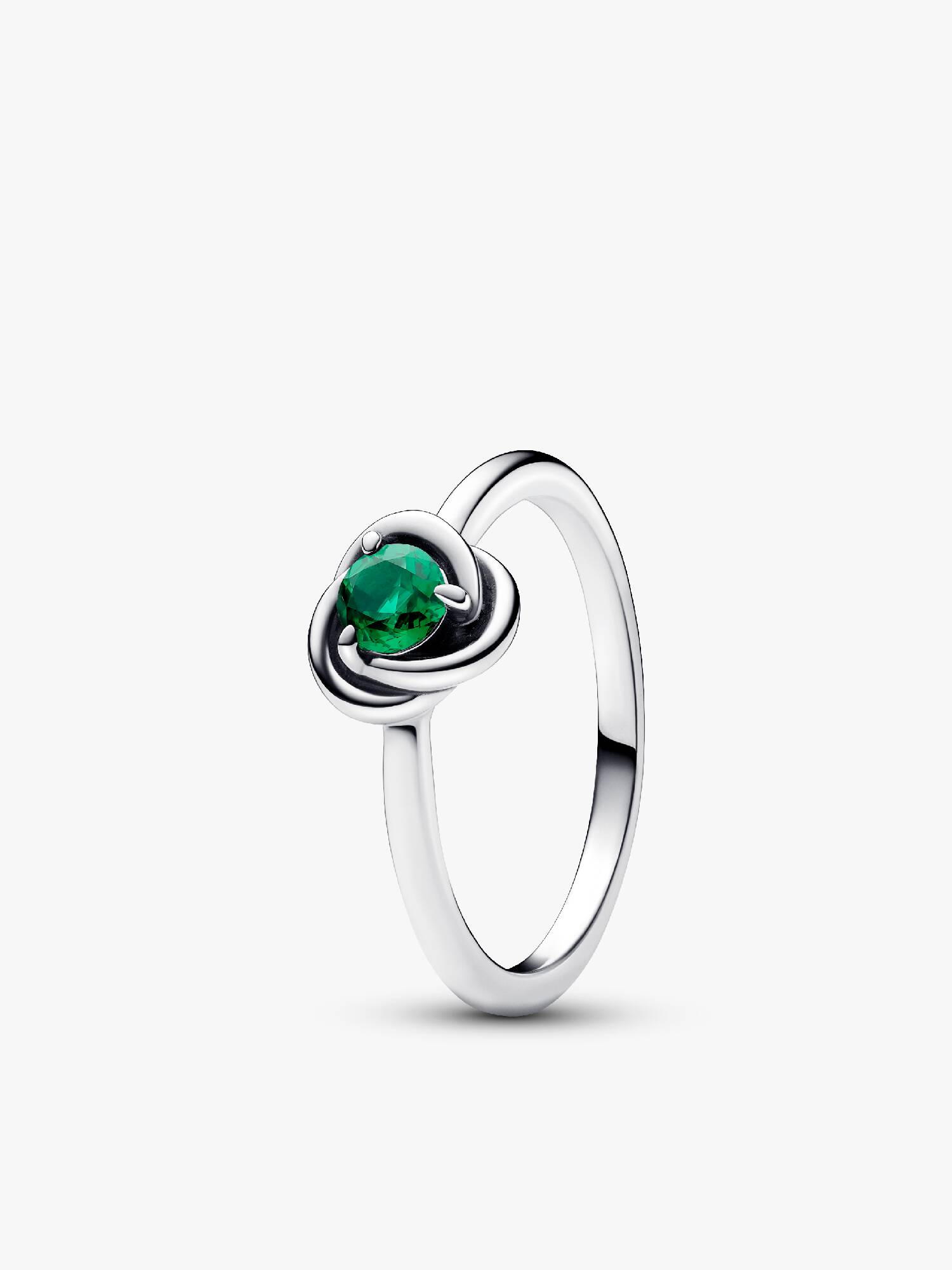 May Birthstone Eternity Circle Ring
