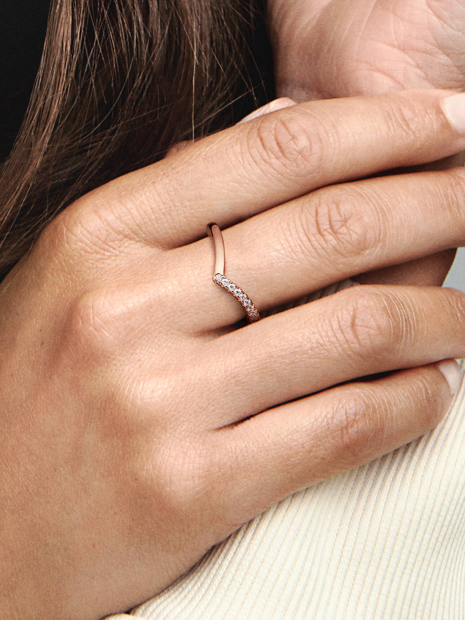Pandora Timeless Wish Half Sparkling Ring