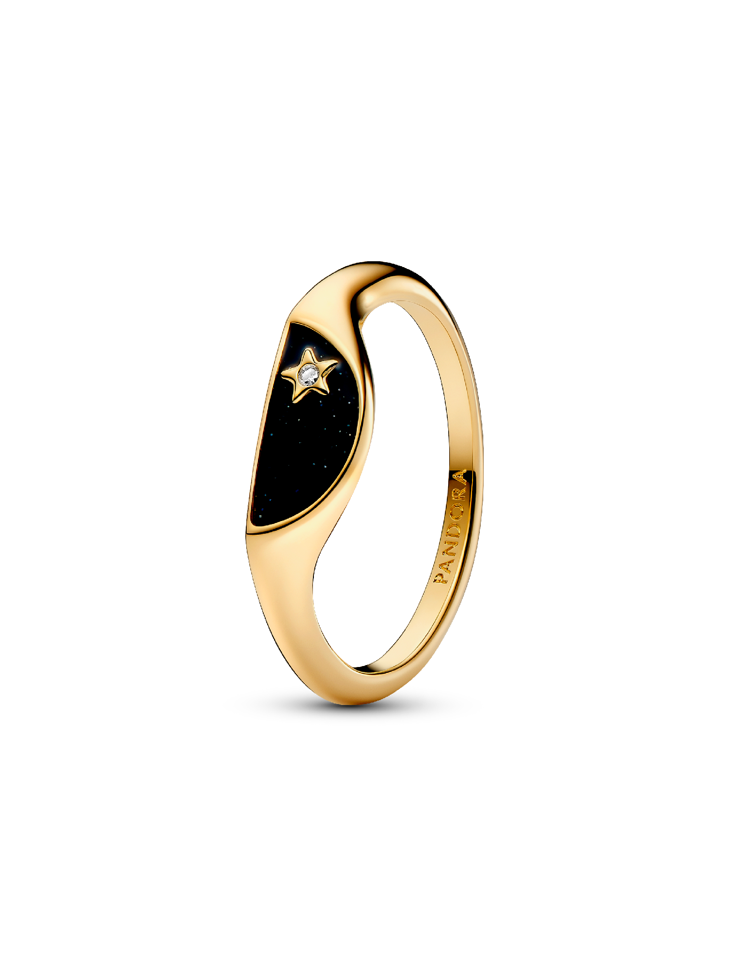 Pandora ME Halved Enamel Signet Ring