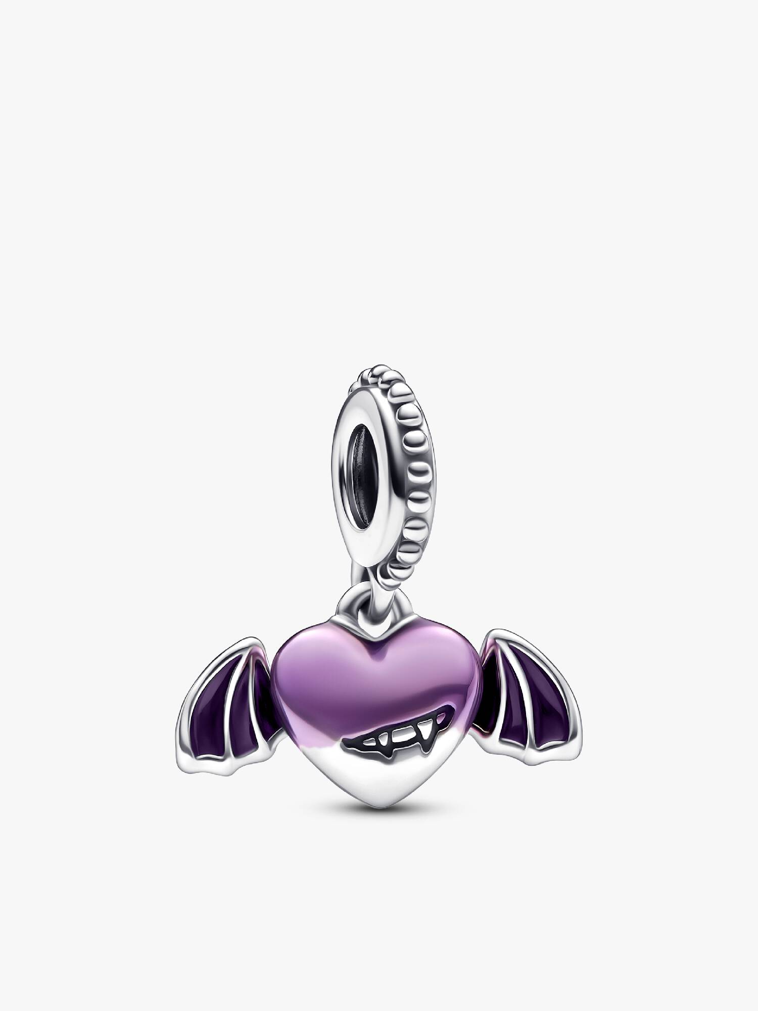 Vampire Winged Heart Dangle Charm