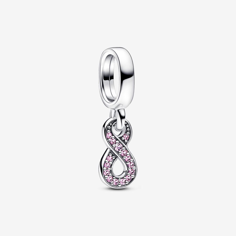 Sparkling Infinity Dangle Charm image number 0