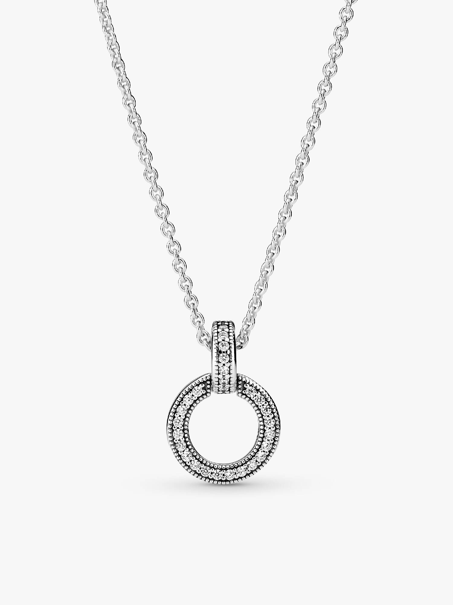Double Circle Pendant & Necklace