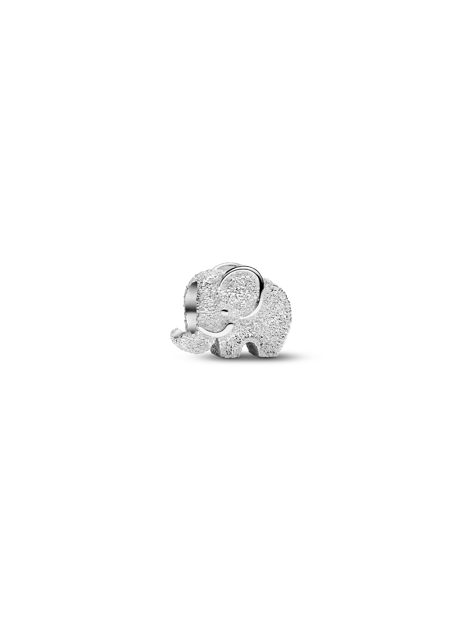 Textured Elephant Mini Charm