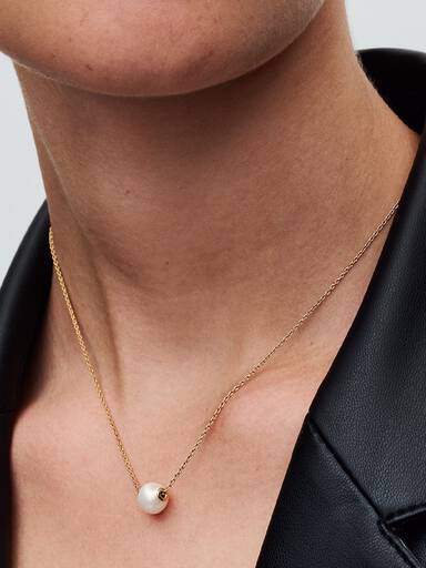 Treated Freshwater Cultured Pearl Collier Necklace