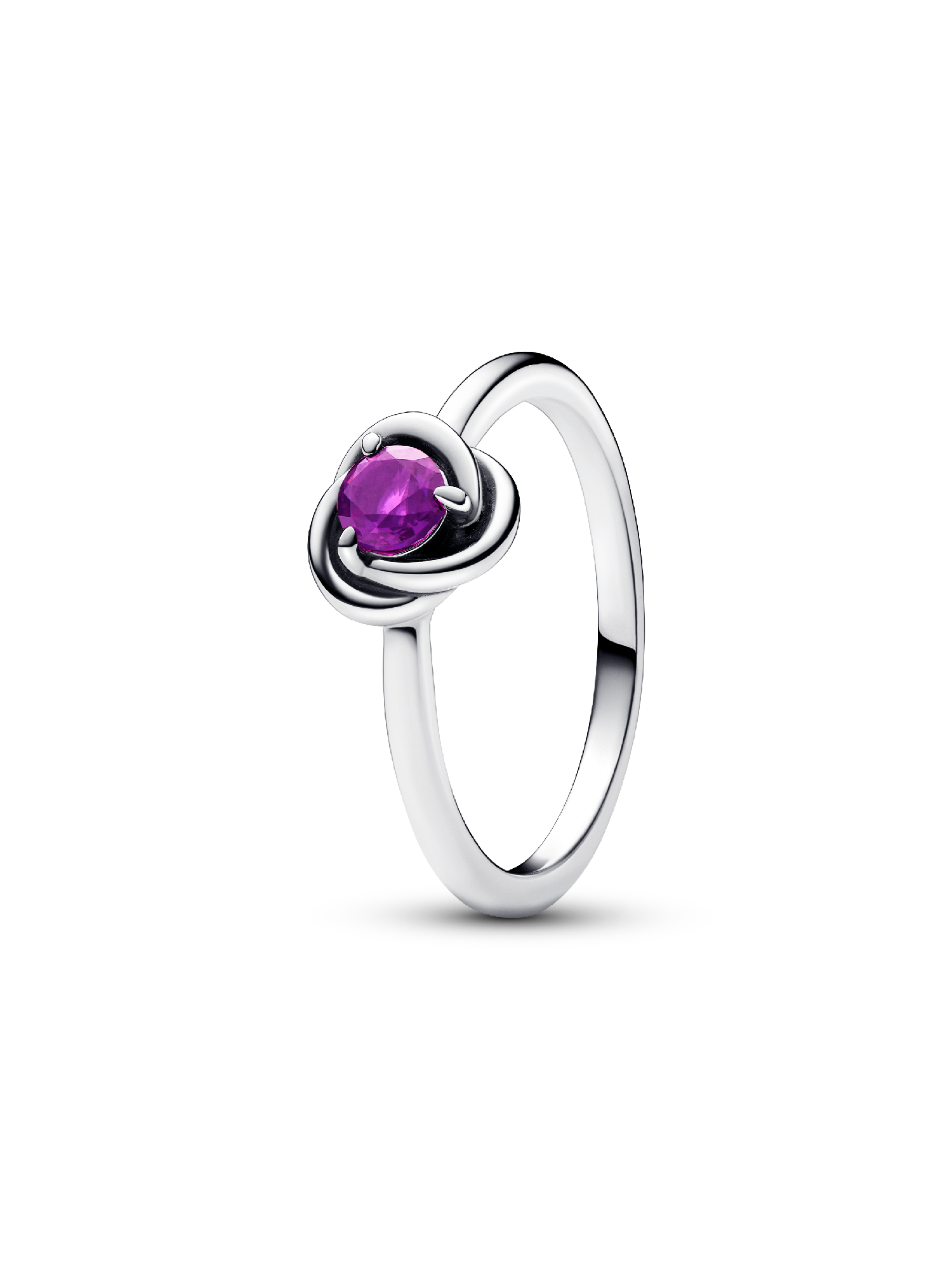 Purple Eternity Circle Ring