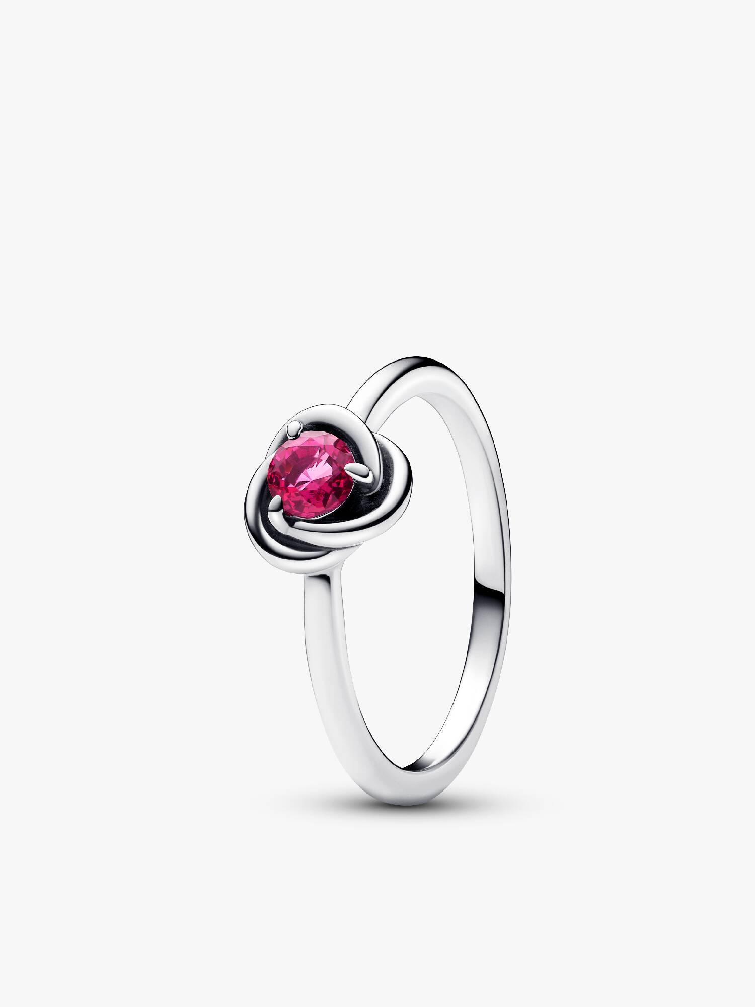 Pink Eternity Circle Ring