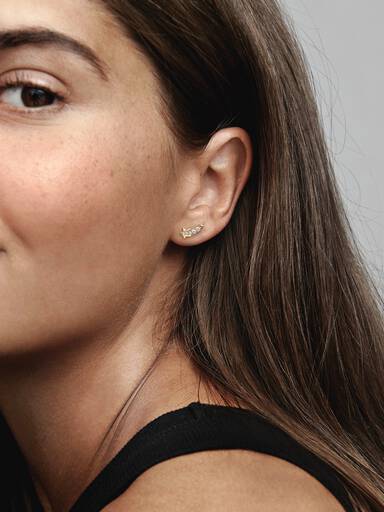 Shooting Star Pavé Stud Earrings