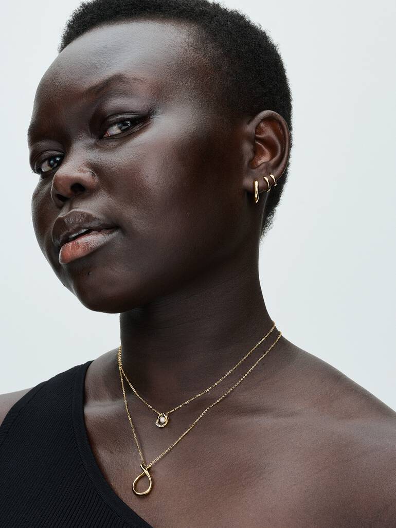 Round Huggie Hoop Earrings