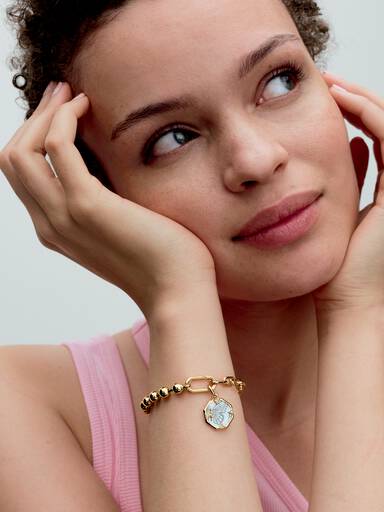 Pandora ME Pearlescent Butterfly Medallion Charm