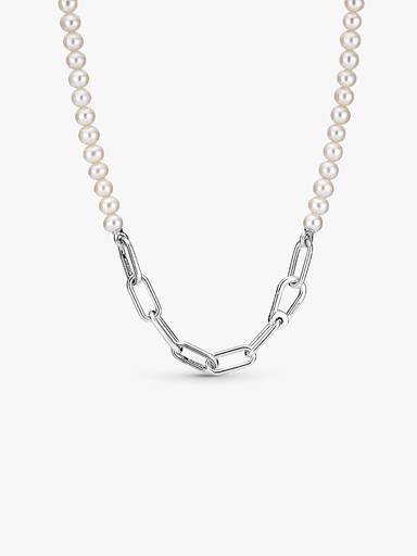 Pandora ME Treated Freshwater Cultured Pearl Necklace