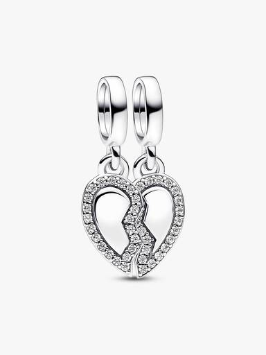 Friends Splittable Heart Dangle Charm