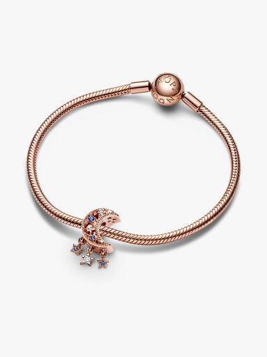 Star & Crescent Moon Charm