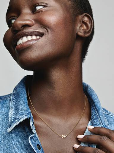 Shooting Star Pavé Collier Necklace