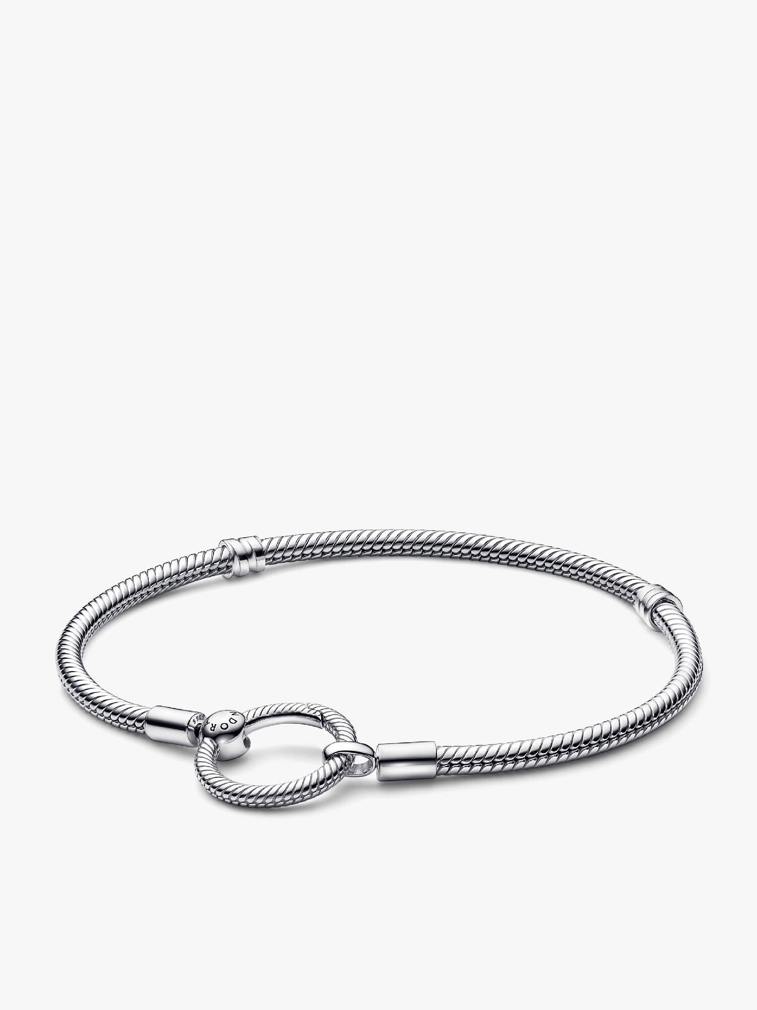 Pandora Moments O Closure Snake Chain Bracelet