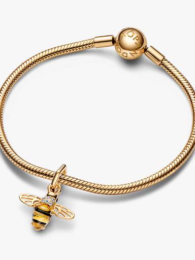 Sparkling Bee Dangle Charm