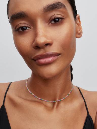 Rainbow Tennis Necklace