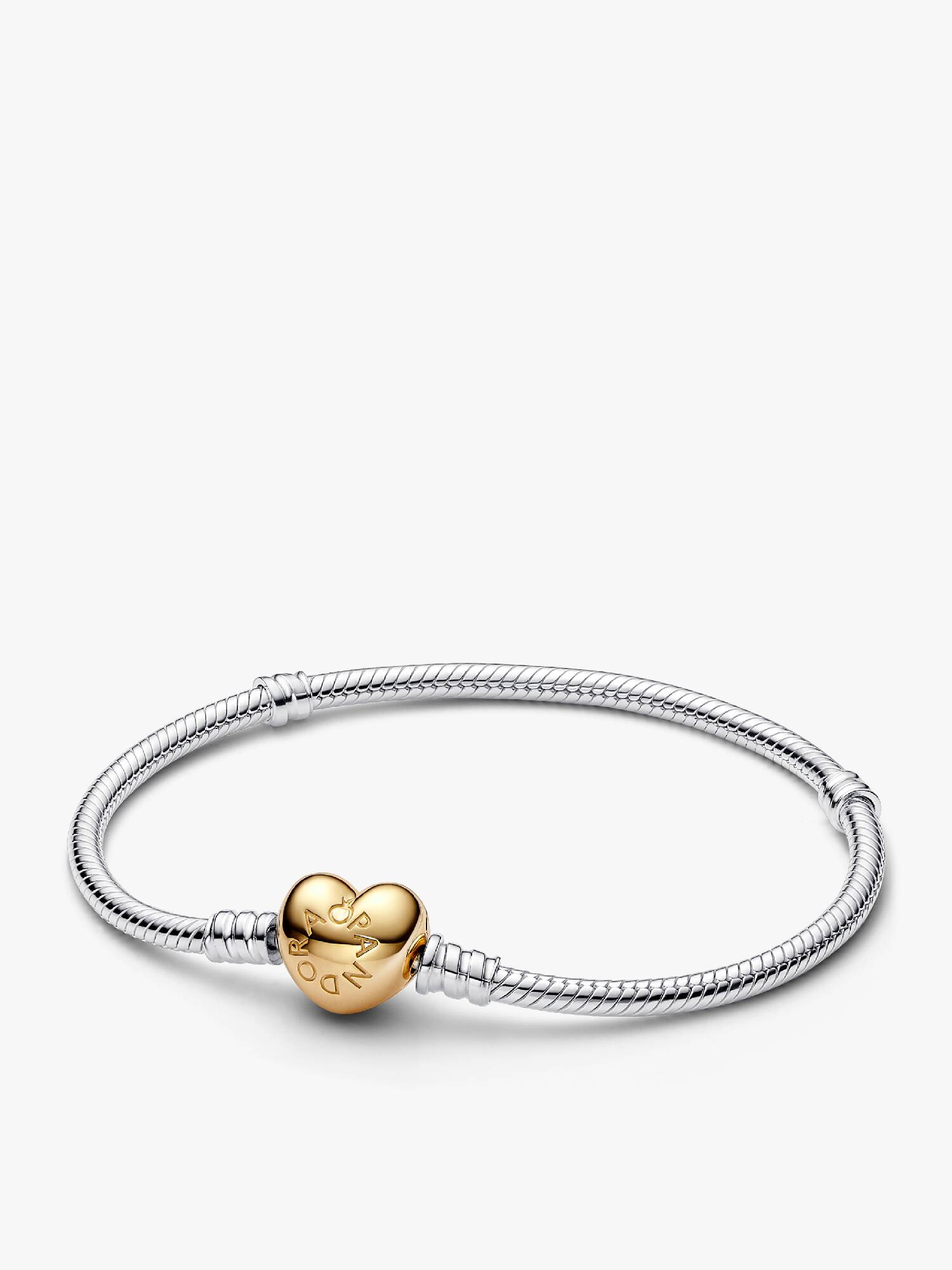 Heart Clasp Snake Chain Bracelet