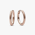Pandora Moments Small Charm Hoop Earrings Pandora Moments Small Charm Hoop Earrings
