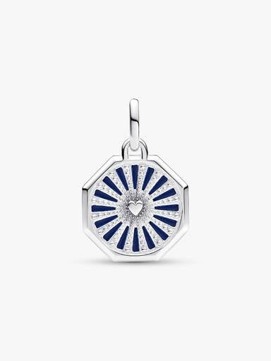 Pandora ME Galaxy Heart Medallion Charm