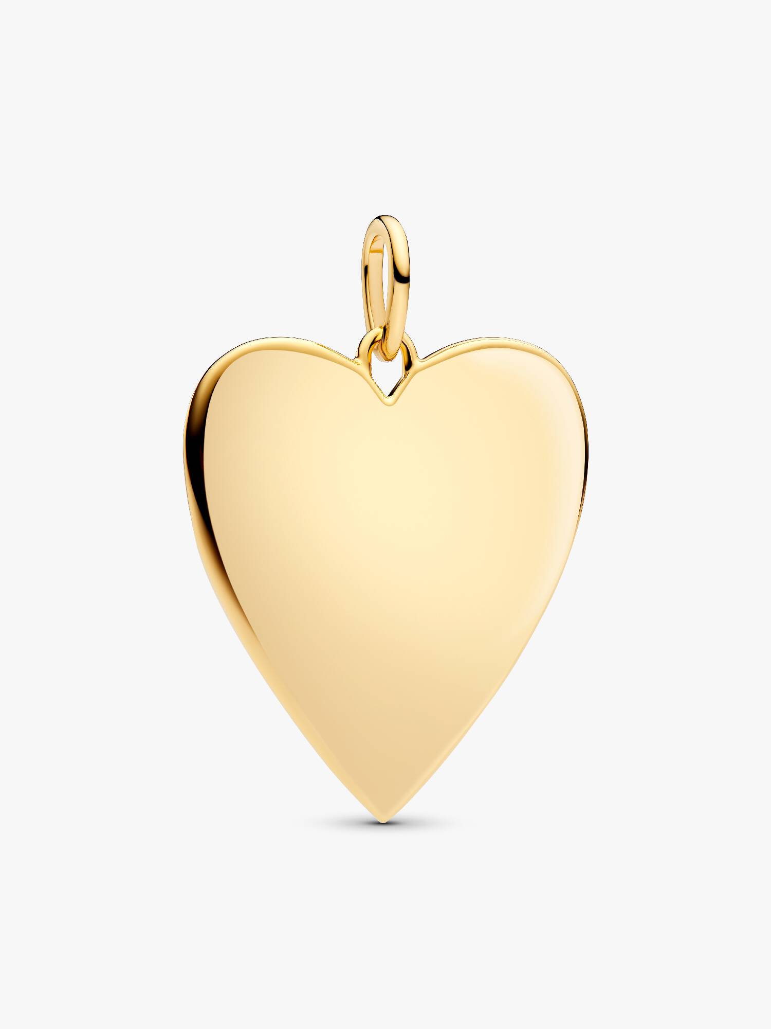 Engravable Heart Oversized Tag Pendant