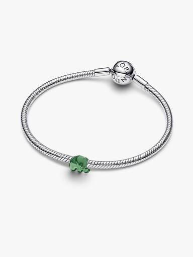 Green Elephant Mini Charm