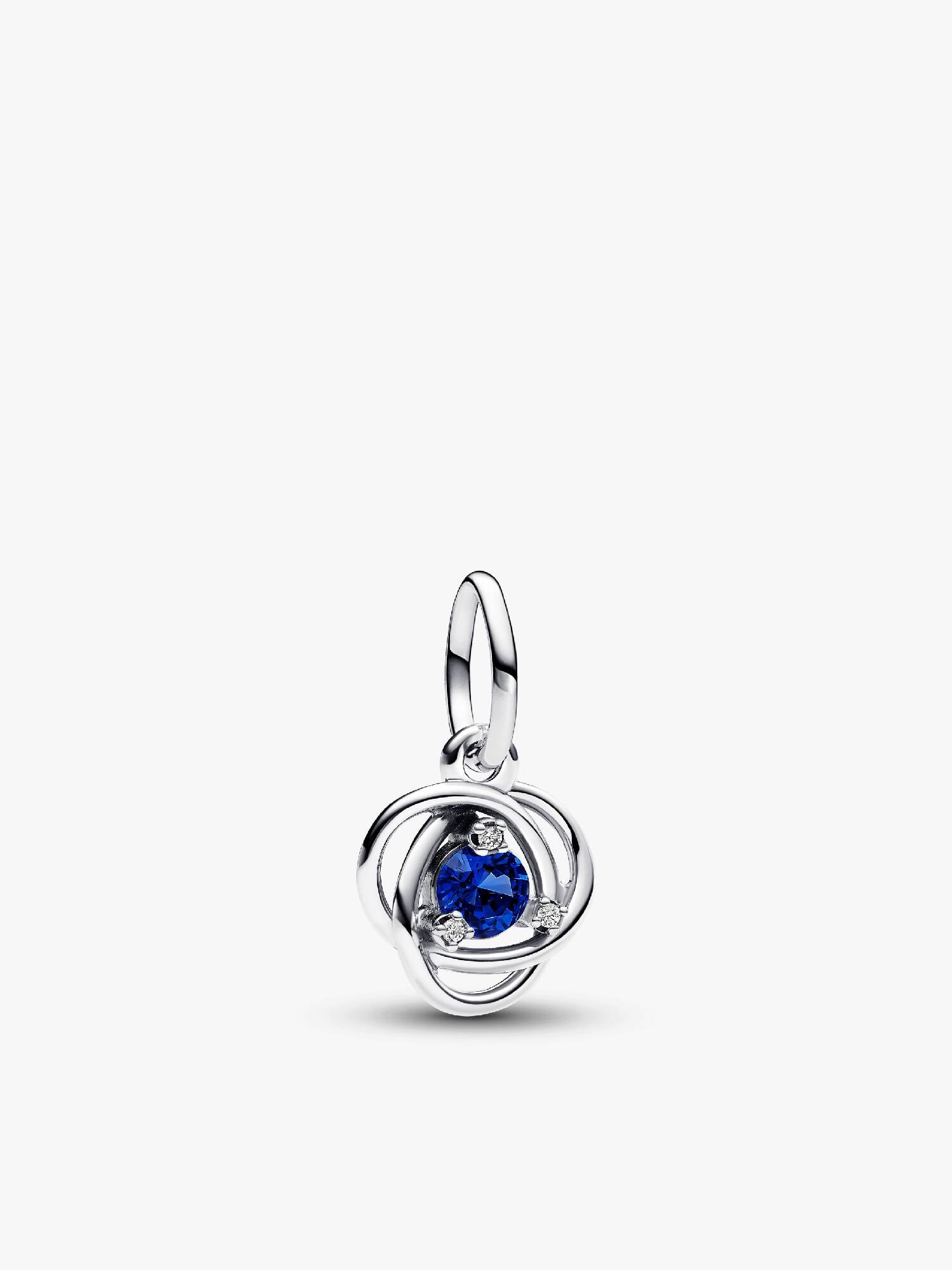 Blue Eternity Circle Dangle Charm