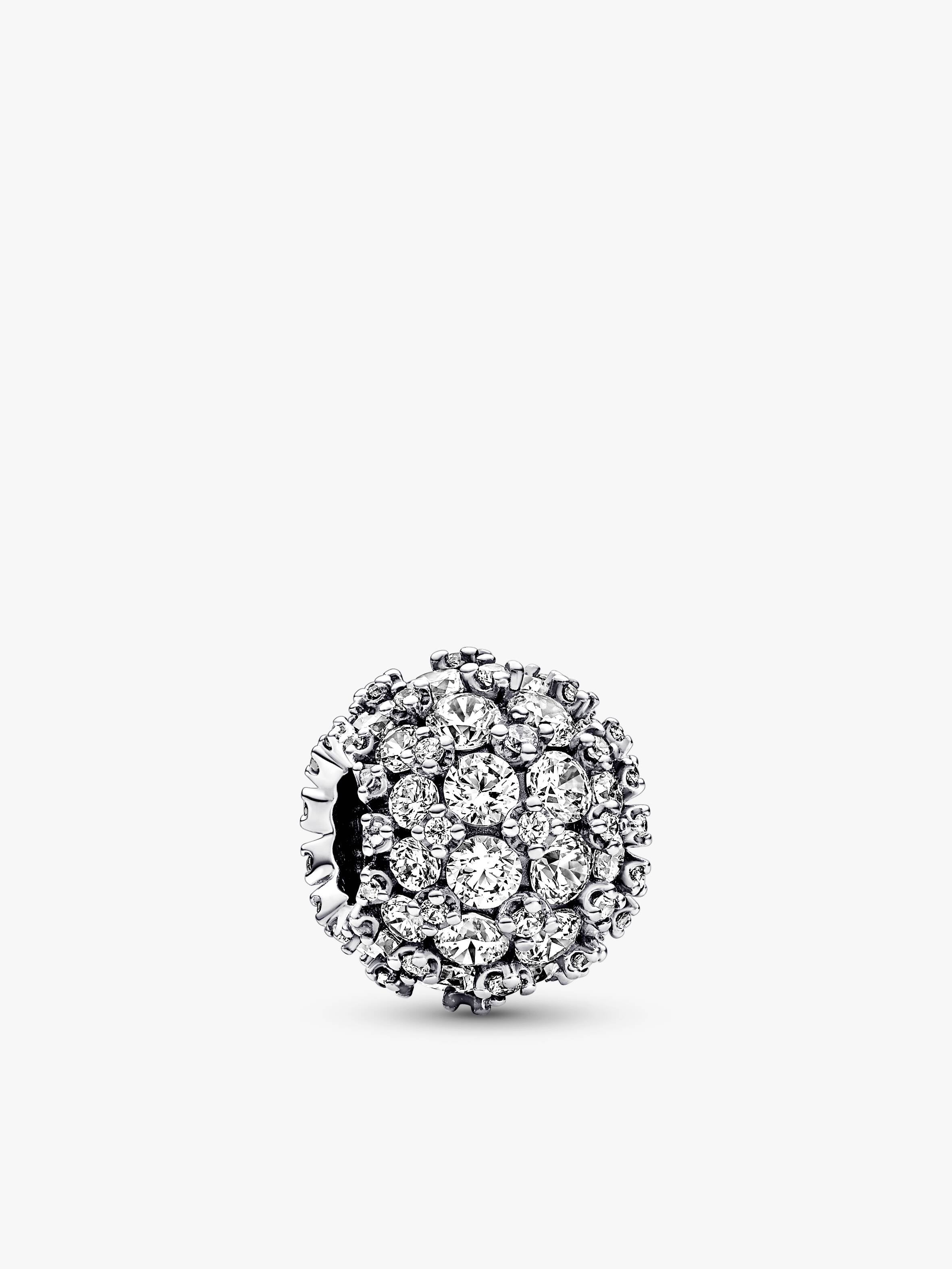 Sparkling Pavé Round Charm