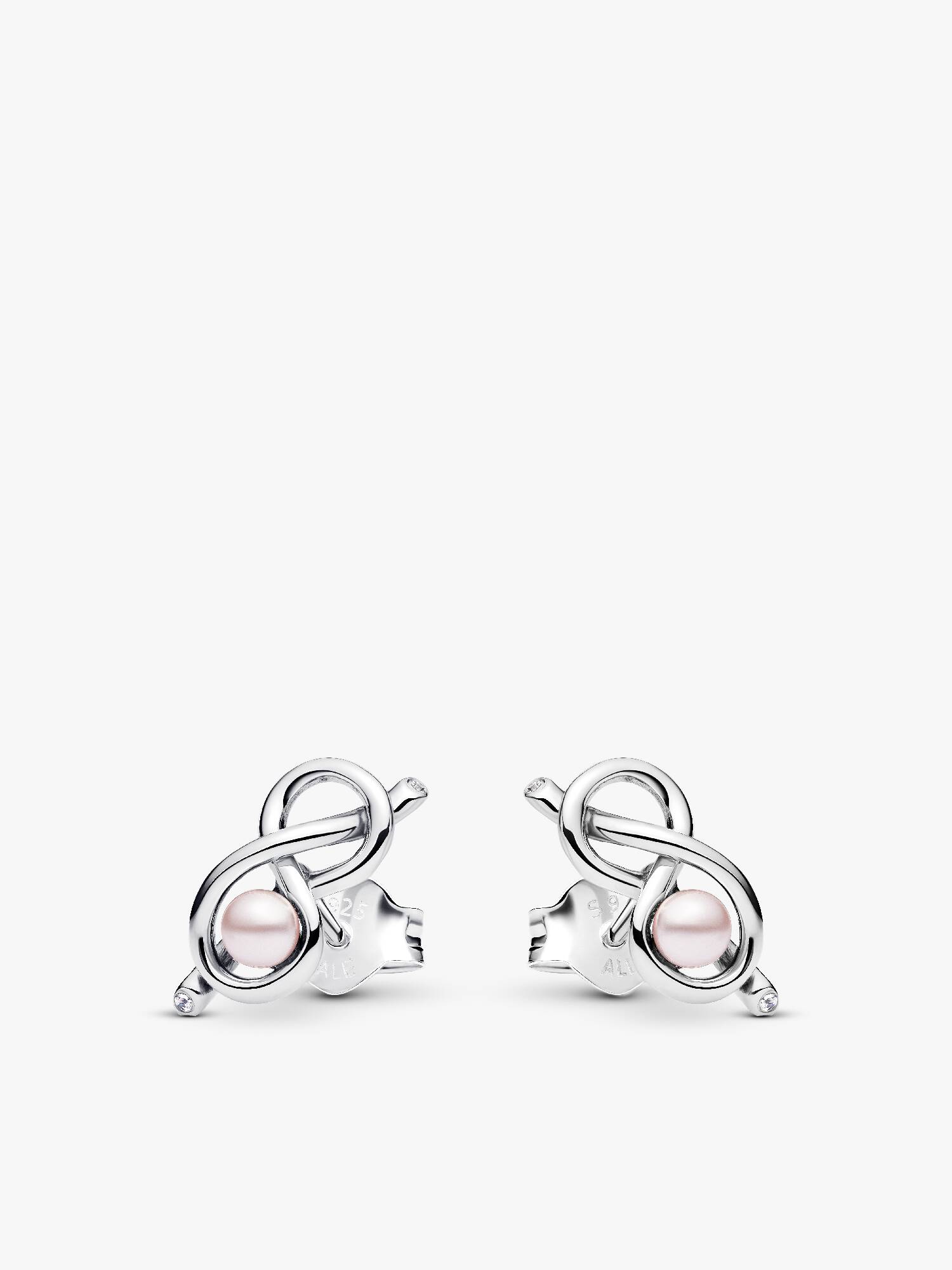 Infinity Knot Stud Earrings