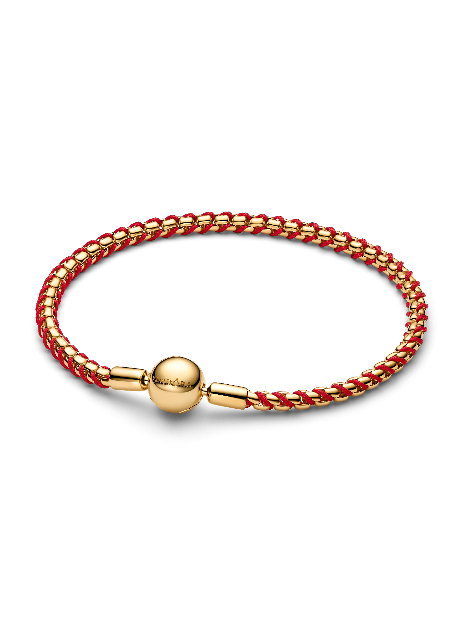Red Cord Snake Chain Bracelet
