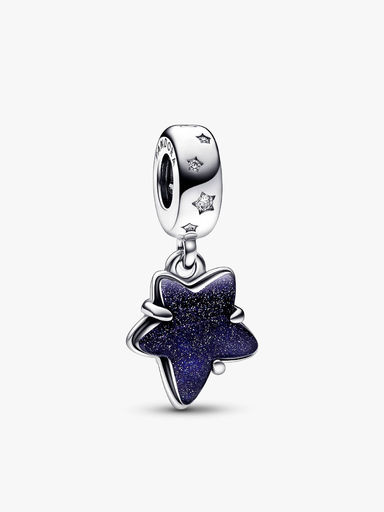 Celestial Galaxy Star Murano Dangle Charm