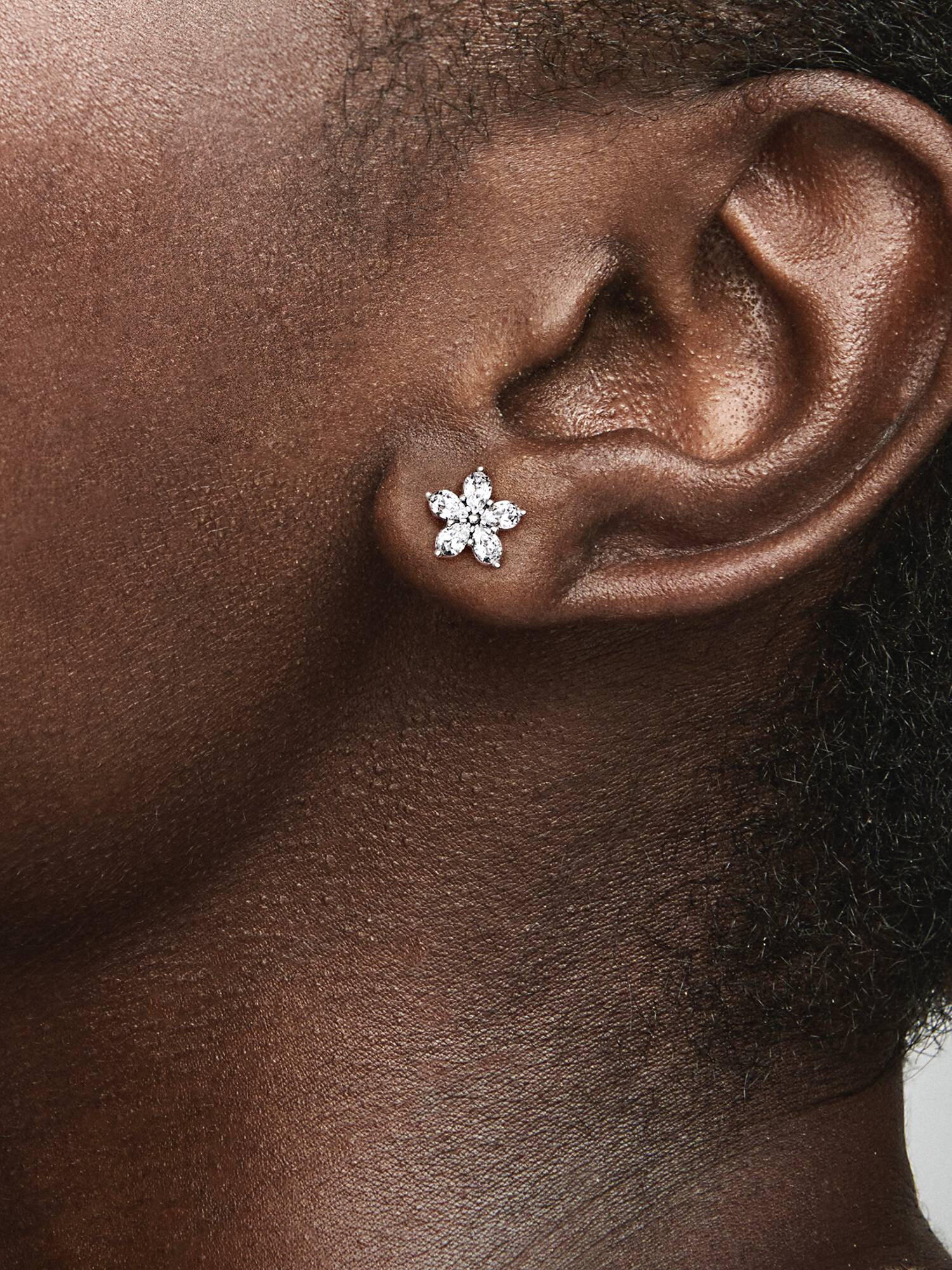 Sparkling Snowflake Stud Earrings