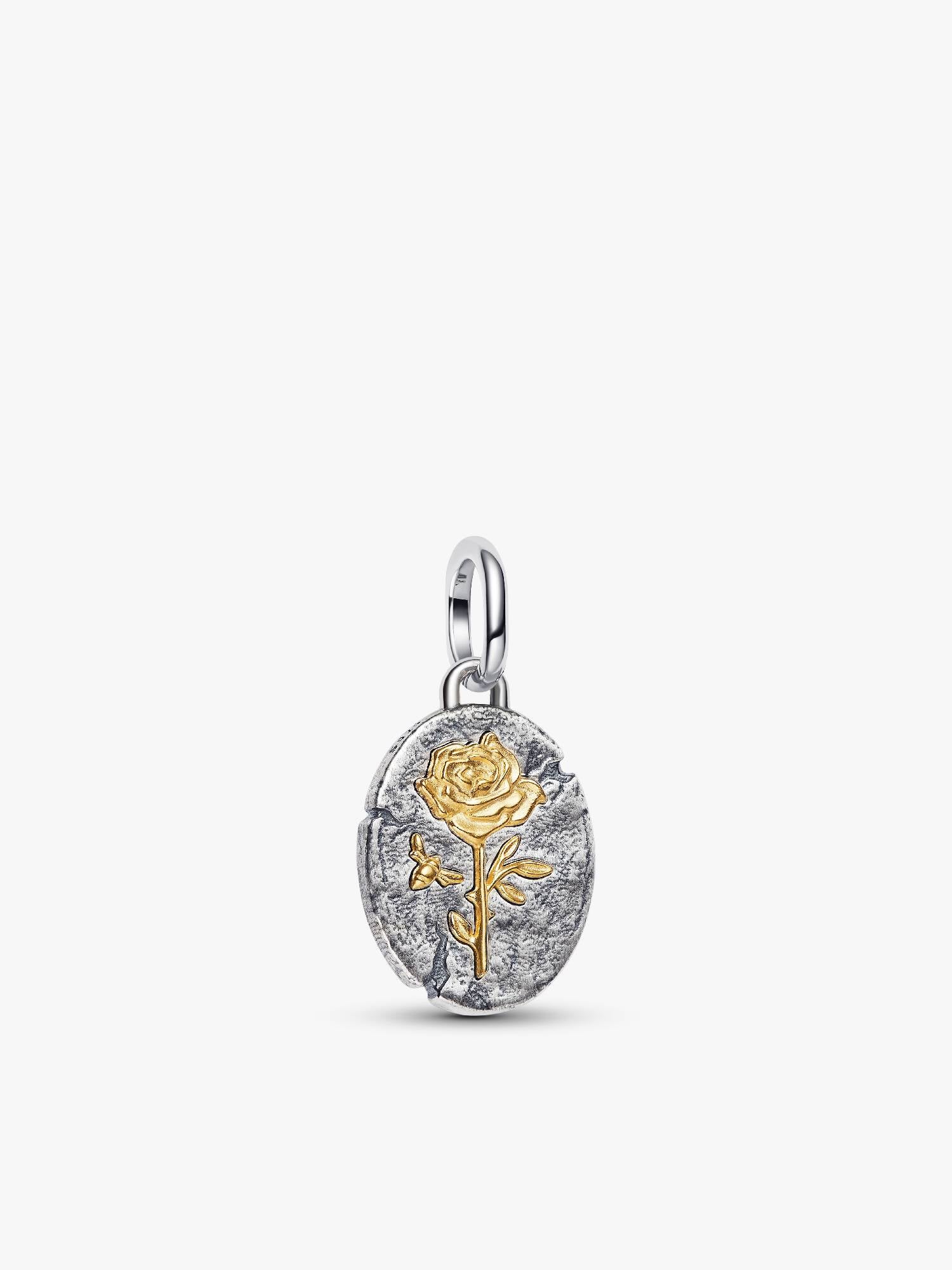 Rose Medallion Charm