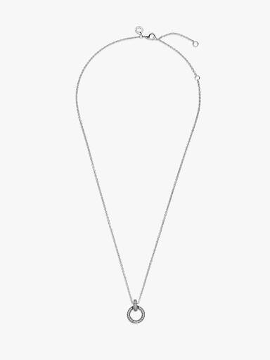 Double Circle Pendant & Necklace