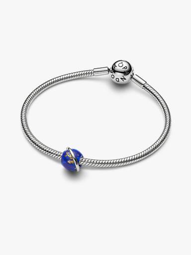 Celestial Blue Planet Charm