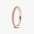 Sparkling Pink Band Ring Sparkling Pink Band Ring