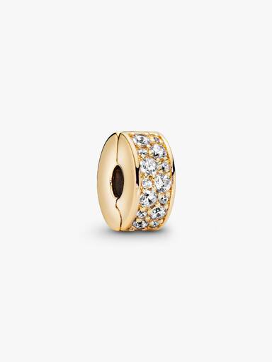 Clear Pavé Clip Charm