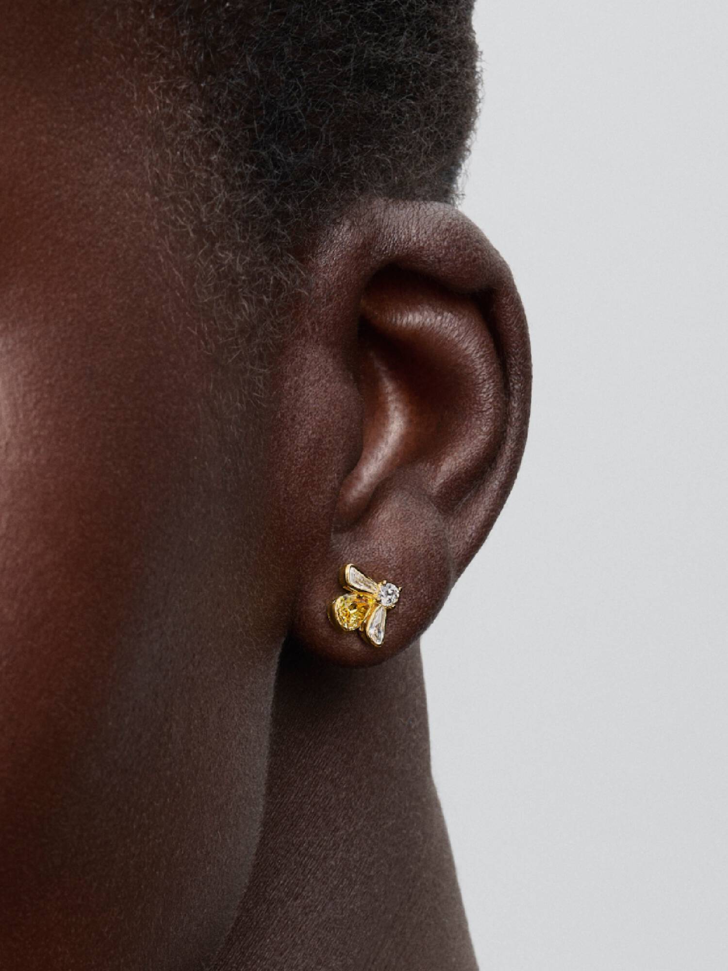 Honey Bee Stud Earrings 