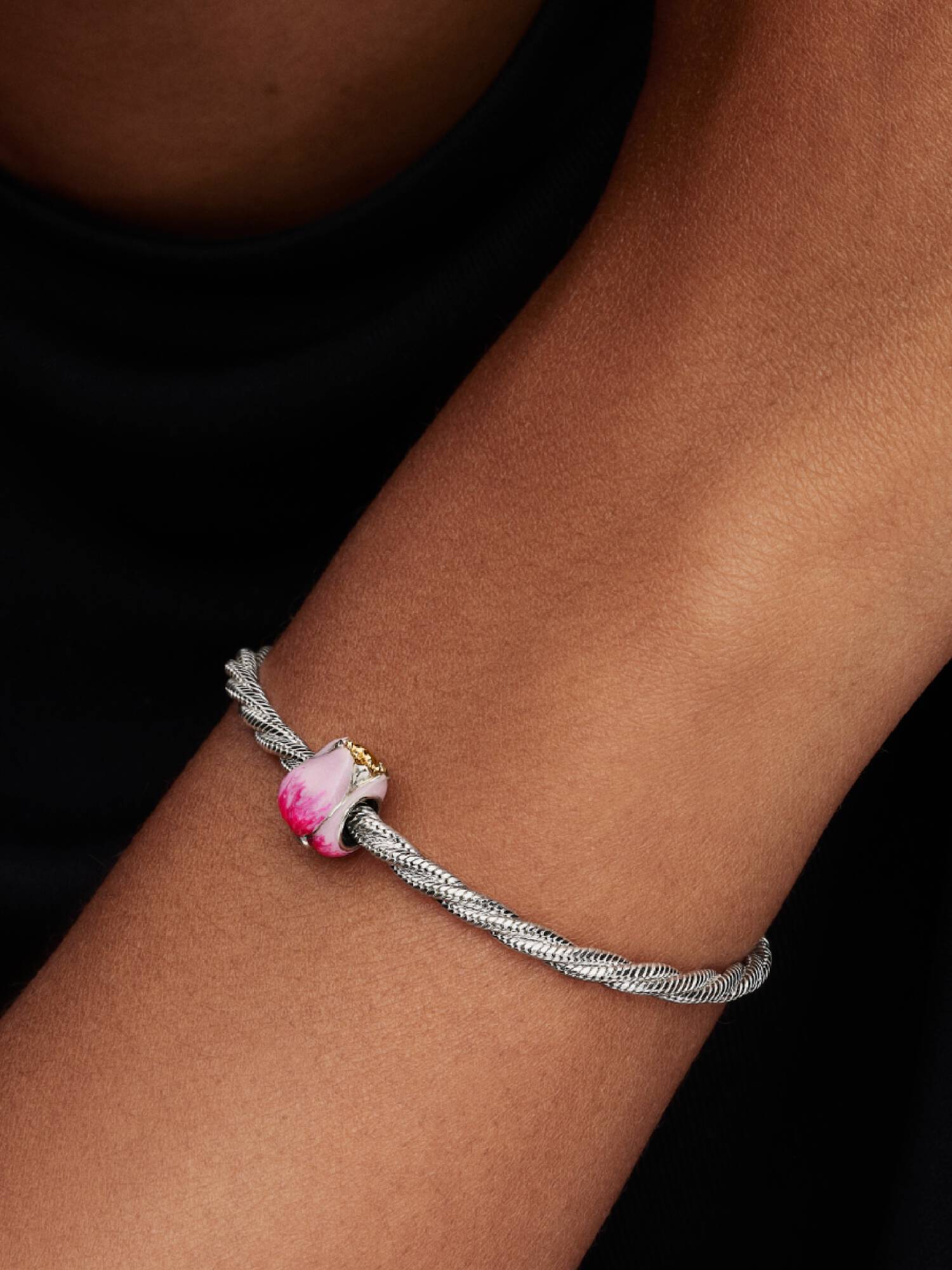 Pink Tulip Charm