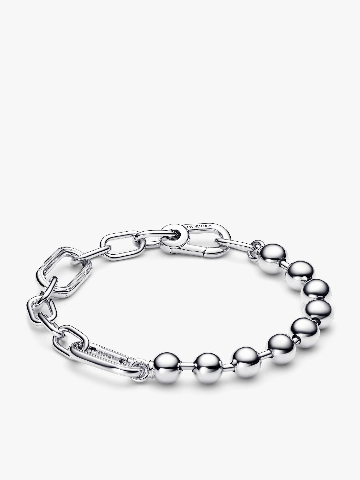 Pandora ME Metal Bead & Link Chain Bracelet