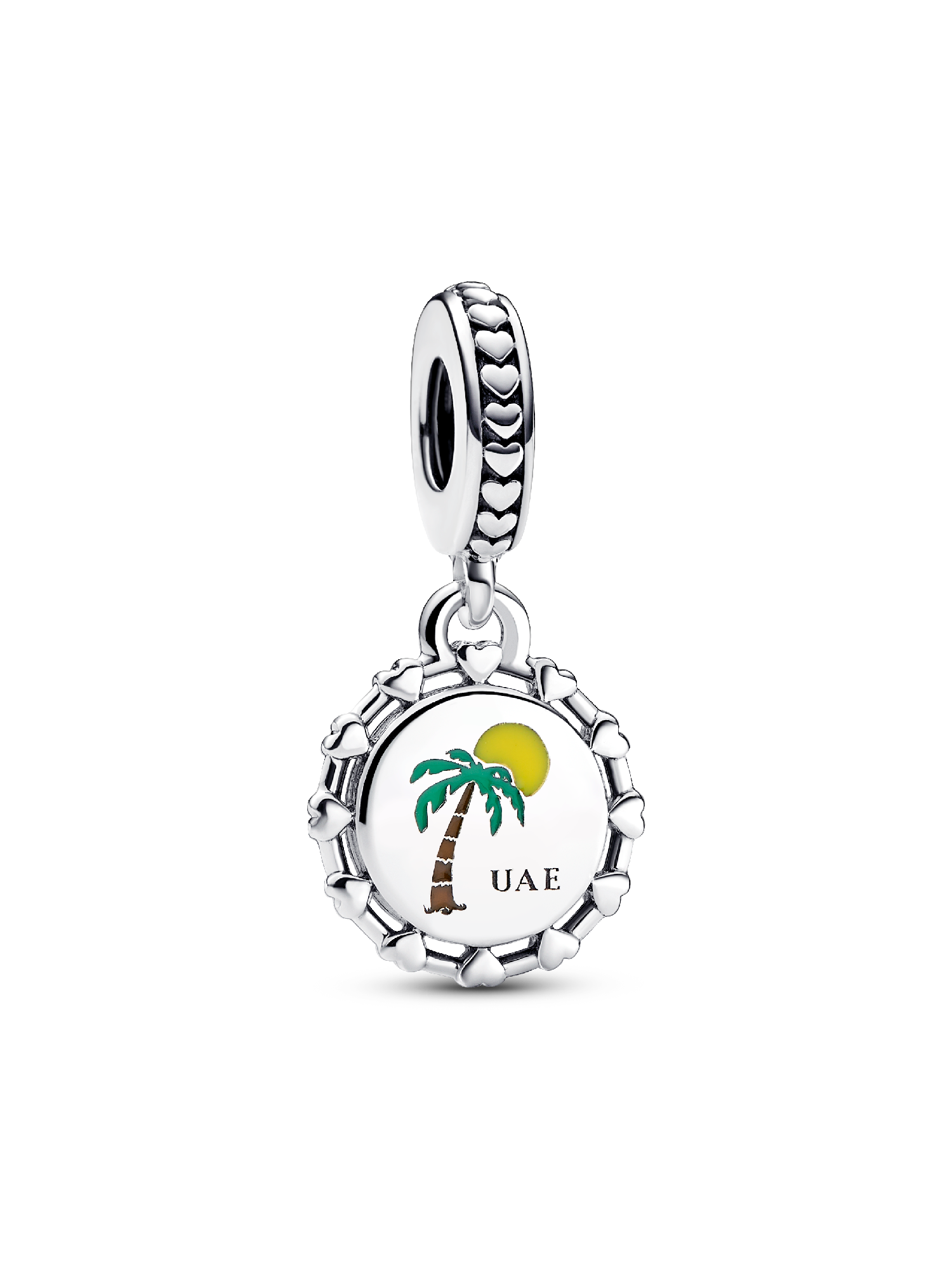 UAE Palm Tree & Camel Dangle Charm