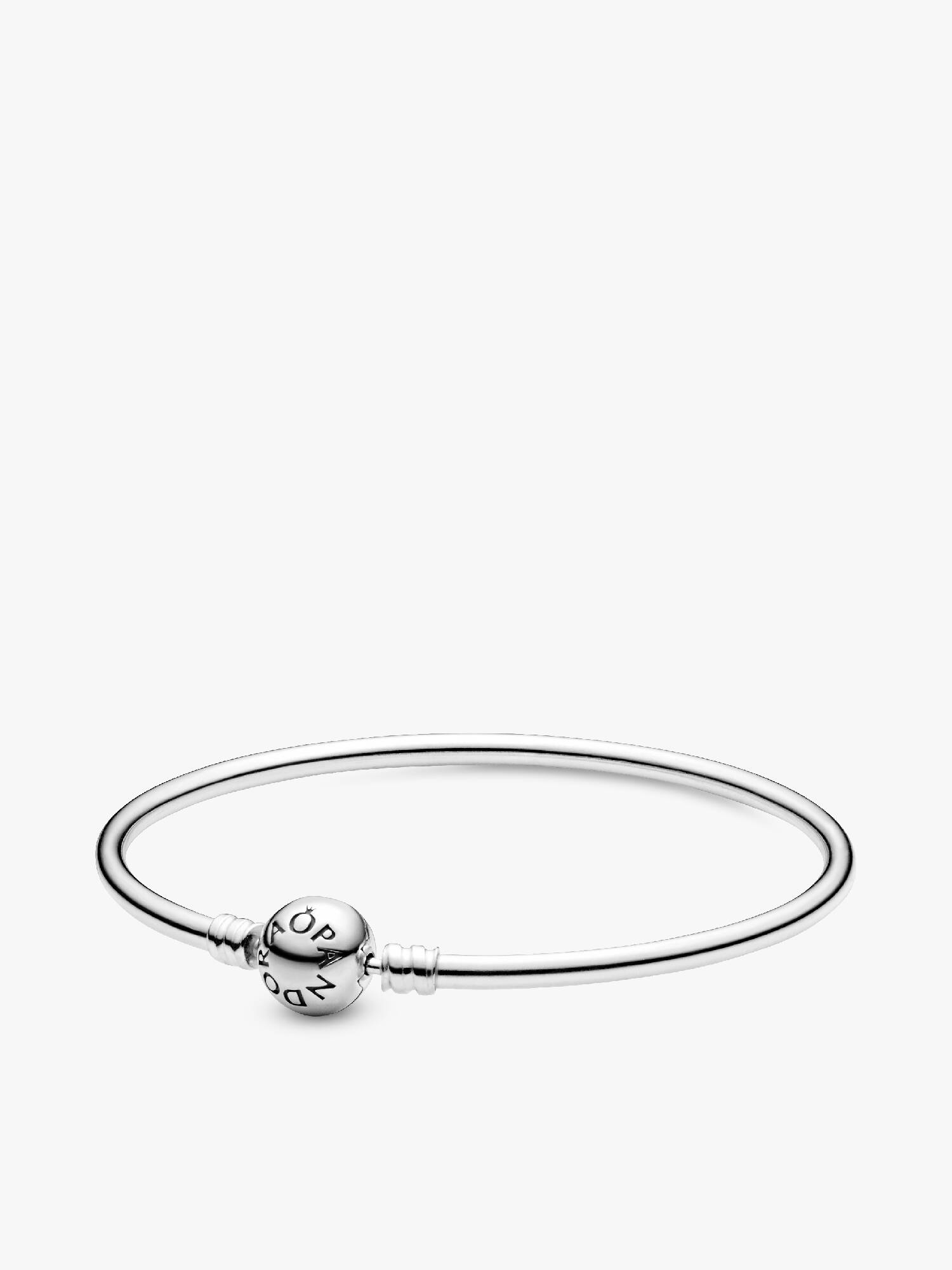 Silver bangle bracelet