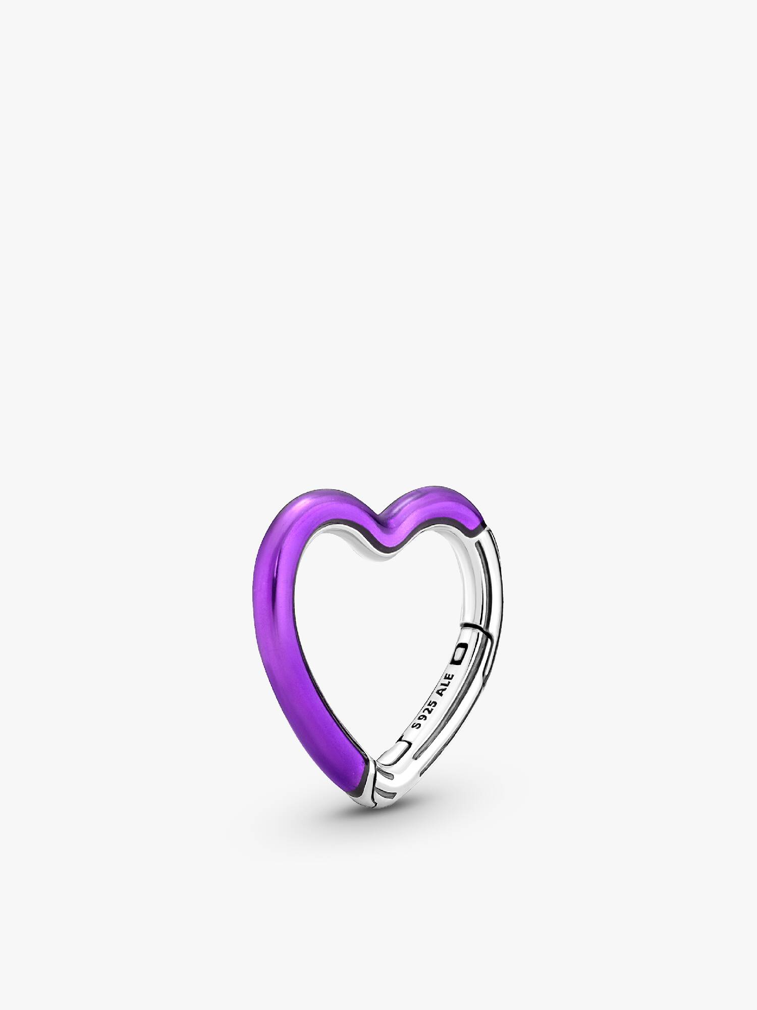 Pandora ME Purple Heart Openable Link