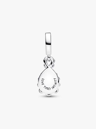 Opalescent Infinity Double Dangle Charm