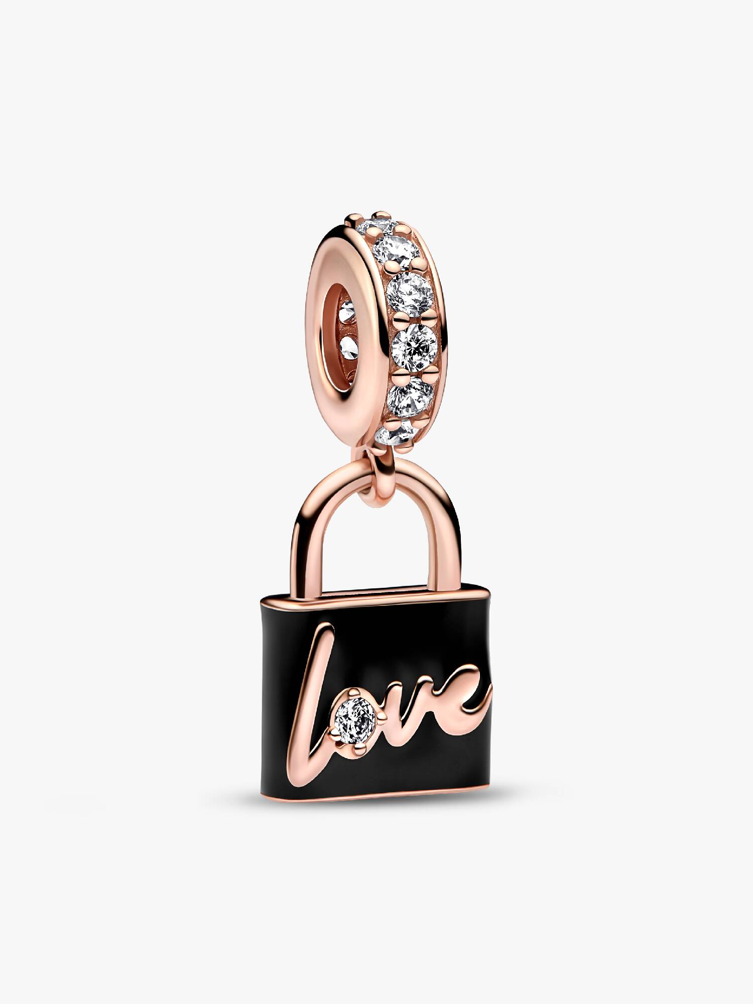 Love Padlock Dangle Charm