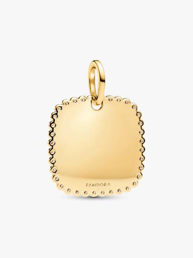 Engravable Square Tag Pendant