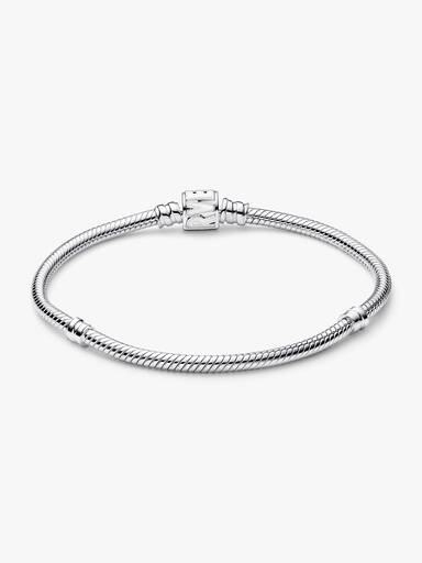 Pandora Moments Marvel Logo Clasp Snake Chain Bracelet
