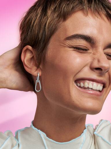 Pandora ME Hoop Link Earring