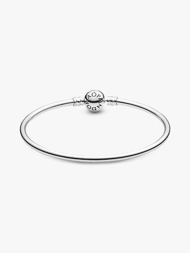 Silver bangle bracelet